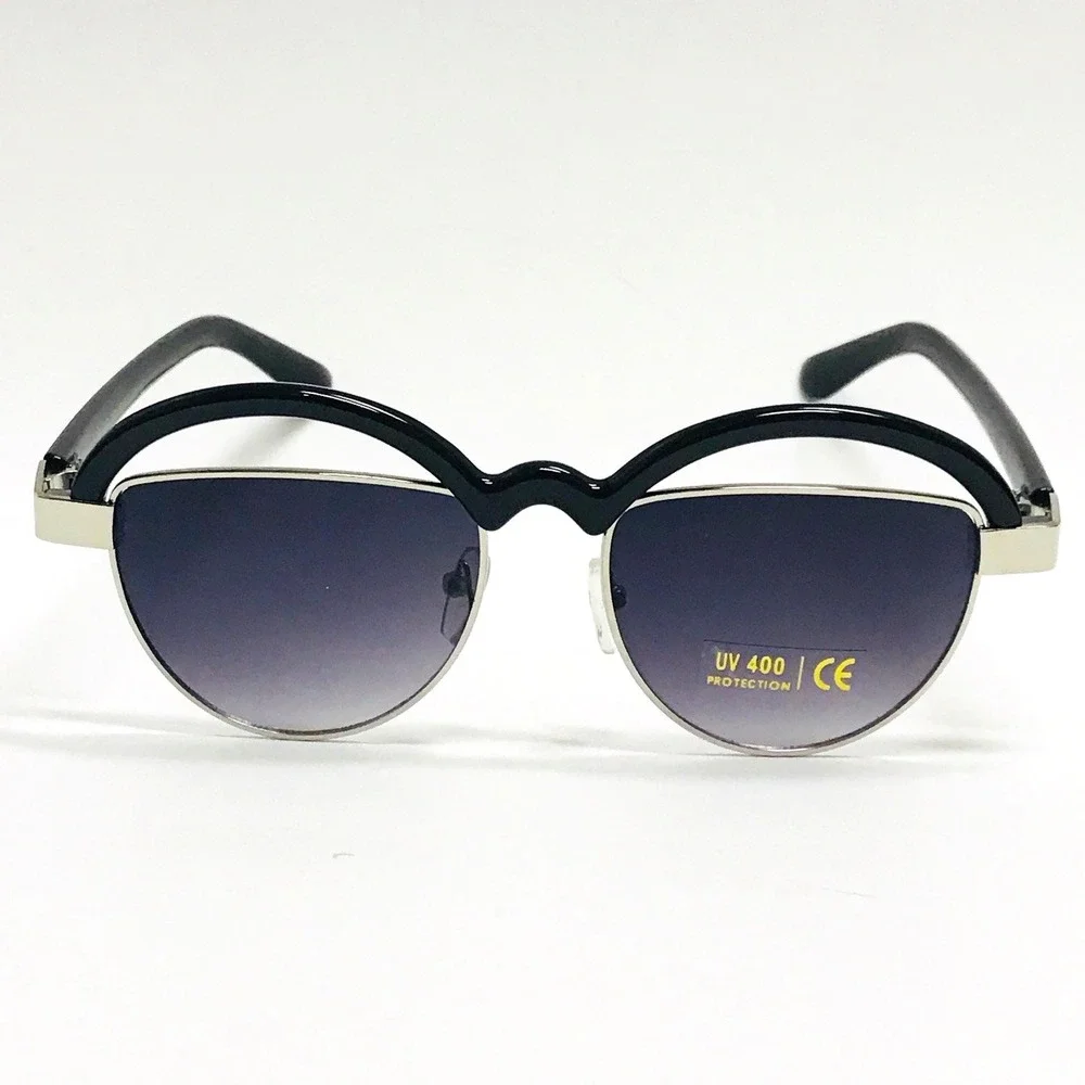 UV400‎ Protection Sunglasses Fashion Half Frame Designer Shades Festival Party